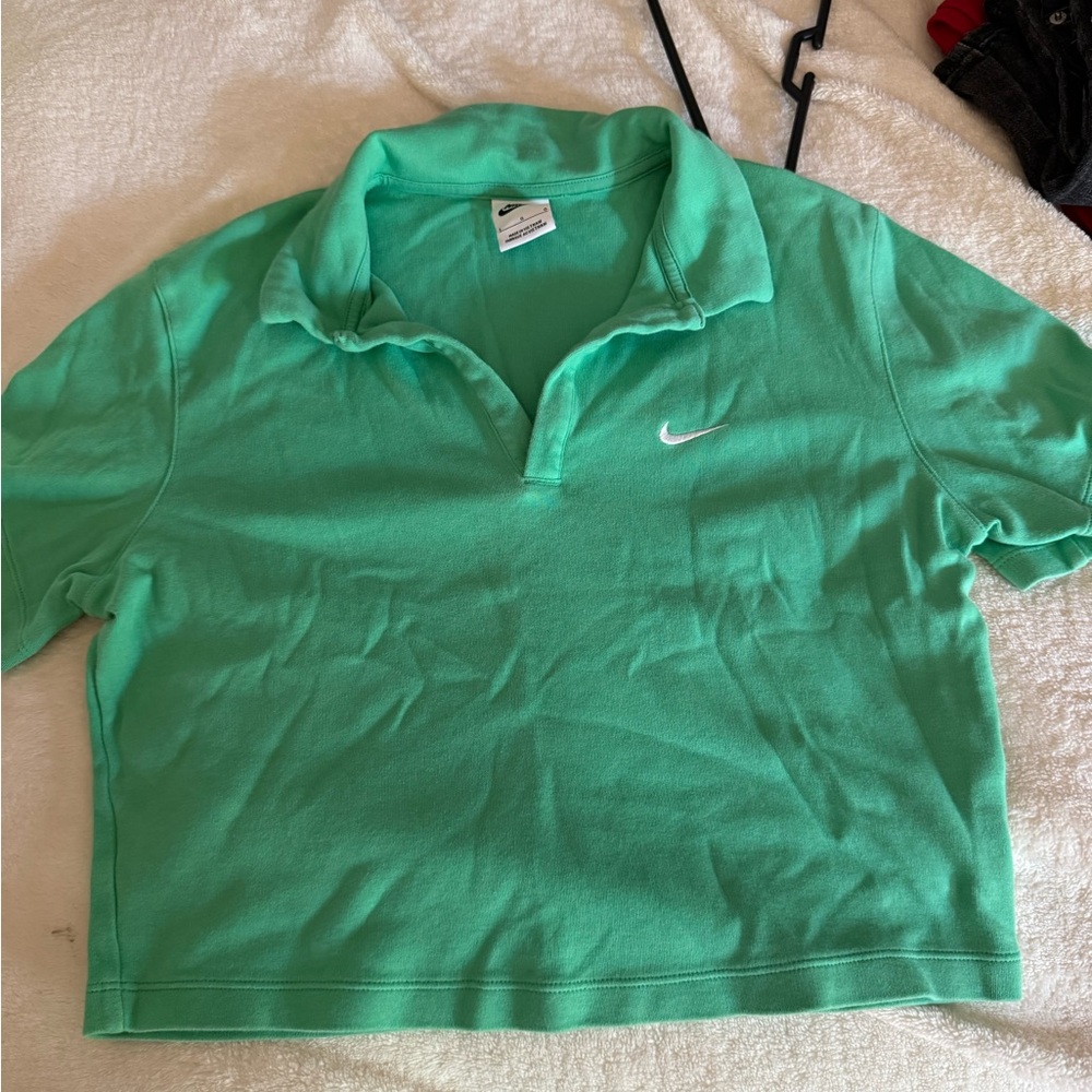 Nike Mint Green Polo Shirt